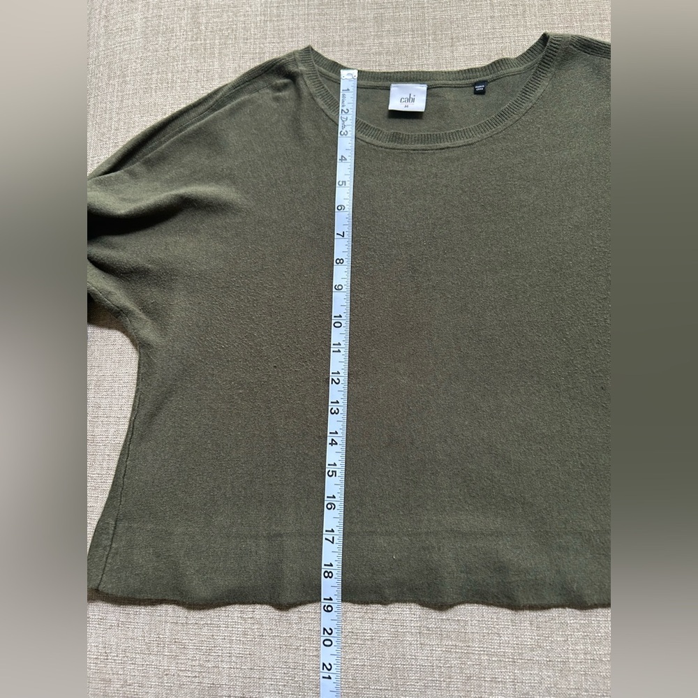 CAbi Forest Green Pullover - Picture 9 of 9